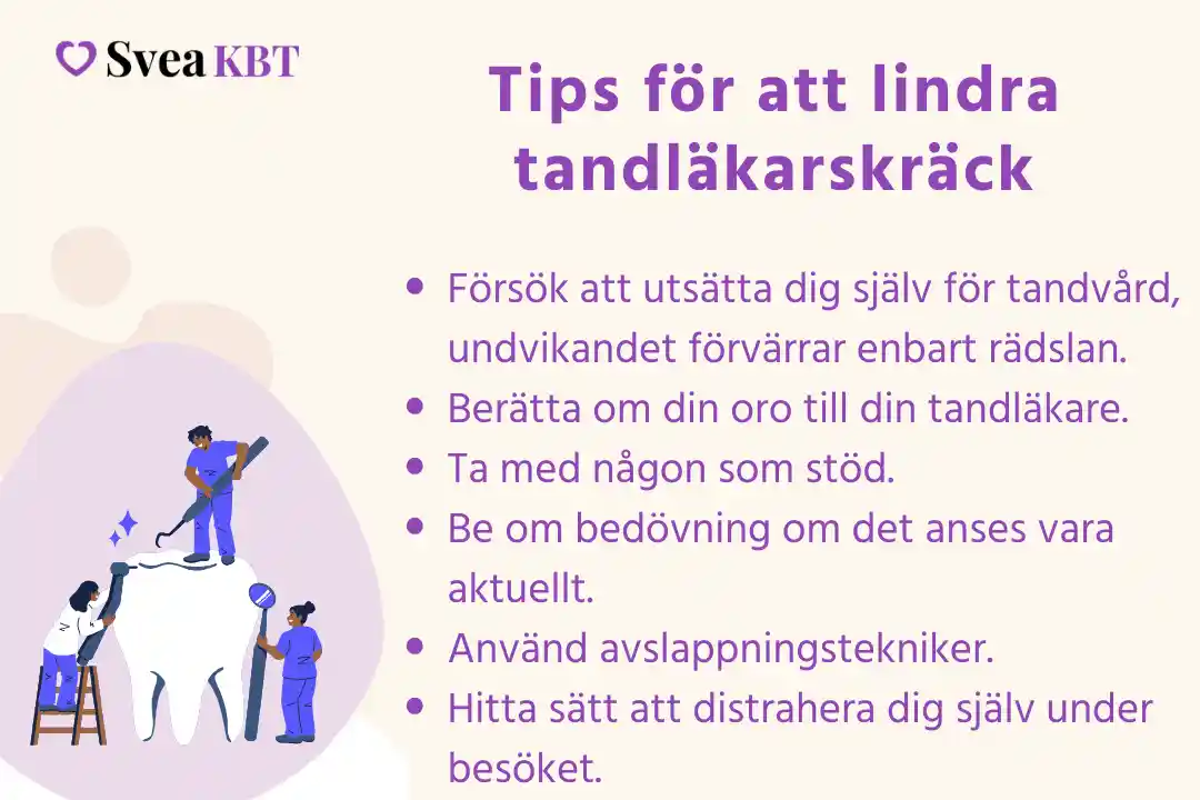Tips för tandläkarskräck
