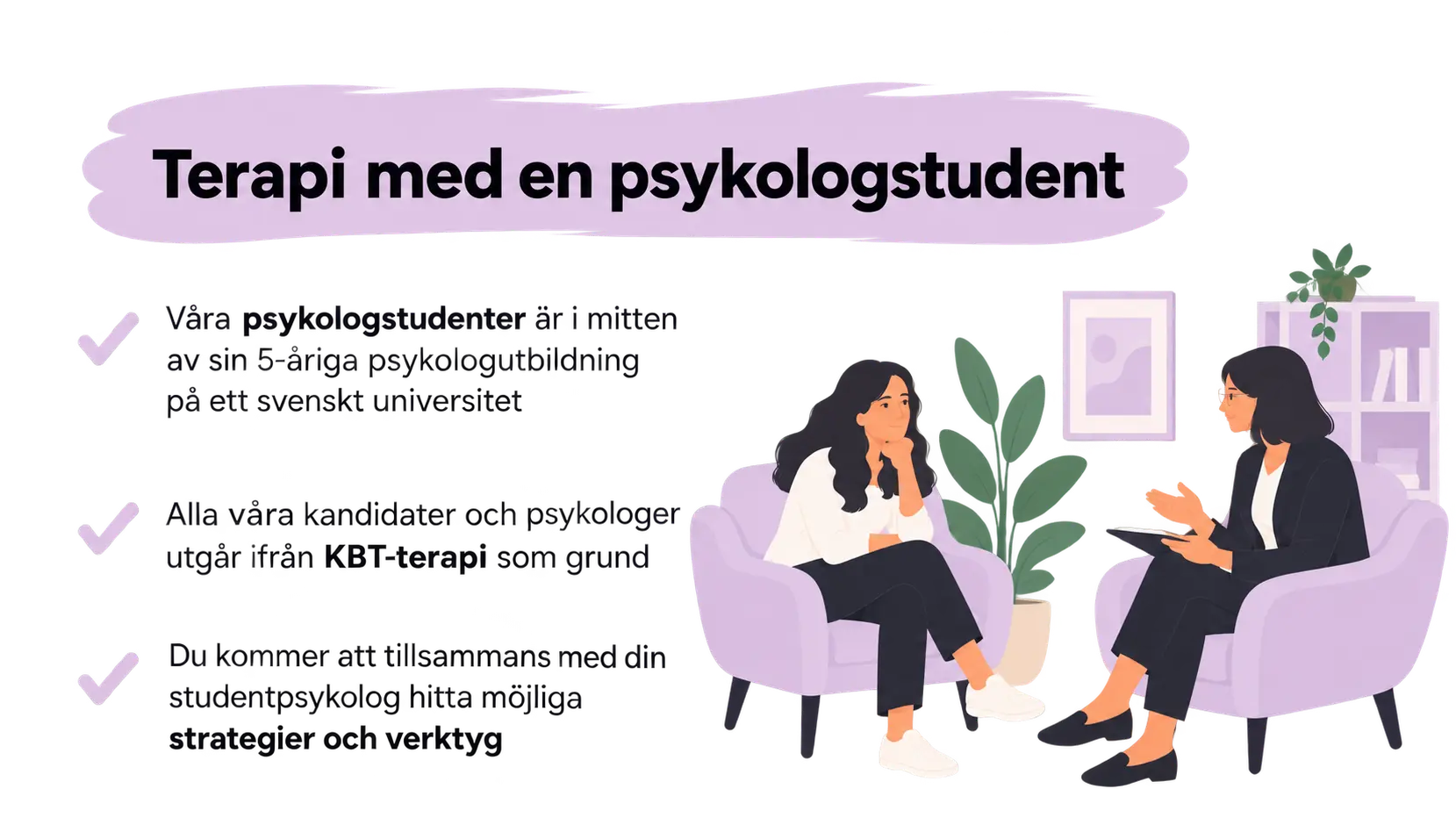 terapi med psykologstudent